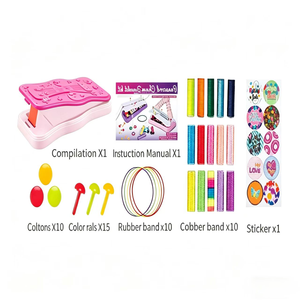 Kit de Fabricación de Pulseras de la Amistad <span class=keywords><strong>para</strong></span> Niñas, con Tabla de Trenzado, Juguete Portátil de Artes y <span class=keywords><strong>Manualidades</strong></span> <span class=keywords><strong>para</strong></span> Niños, Regalo de <span class=keywords><strong>Cumpleaños</strong></span> - Product Image 2