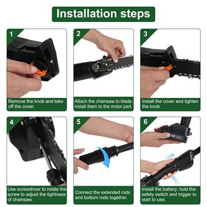 F.EAS y.d 21V điện cực Saw Cordless <span class=keywords><strong>Chain</strong></span> Saw <span class=keywords><strong>Left</strong></span> <span class=keywords><strong>Handed</strong></span> Chainsaw pin-Chainsaw chuỗi cưa để bán - Product Image 6