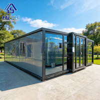 Casa Contenedor Prefabricada Expandible de Lujo Lista para Enviar, de 20 y 40 Pies, con 1, 2, 3, 4 o 5 Dormitorios, Portátil, en Venta