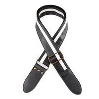 Chromacast Speed Series Leather Racing Strip Guitar Strap Stringed Instruments Parts & Accessories