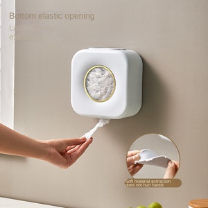 Cucina appeso a parete set di involucri di plastica scatola di immagazzinaggio cucina scatola non perforata bagno doccia scatola di immagazzinaggio dei rifiuti contenitore della borsa - Product Image 2