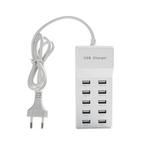 10-Port Smart <strong>USB</strong> Charger Hub Universal 50W Fast Charging Station for Home Office Compatible Multiple <strong>Devices</strong> <strong>USB</strong> 2.0 <strong>Interface</strong> - Product Image 4