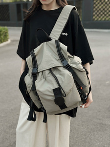 Custom Autumn Outdoor Travel <b>Backpack</b> Female Neutral Nylon Waterproof Lightweight Travel <b>Backpack</b> - Product Image 6