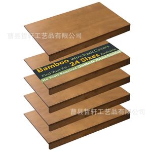 Étagère de rangement multi-niveaux en bois massif, organisateur d'armoire de cuisine, profondeur 8-11,9 pouces, utilisation portable pour salle de bain et salon - Product Image 3