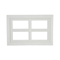 Fenêtres de garage en aluminium et plastique électriques personnalisées en gros, bon marché, inserts de fenêtres, cadres d'insertion, fenêtres de garage sectionnelles