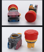 Grand interrupteur rond à bouton d'alimentation de 22mm Tête champignon auto-réplicante pour les applications à bouton poussoir