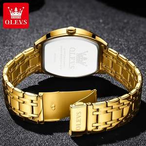 Montre TOP Marque 5528 Charme Quartz Doré Homme Tonneau Mode Diamant Alliage Acier Inoxydable Bracelet Étanche Lumineux 2026 - Product Image 5