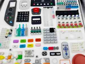 Tùy chỉnh OEM đẩy nút bàn phím điện tử màn hình in ấn thiết bị nhà Silicone cao su bàn phím màng chuyển đổi bàn phím - Product Image 2