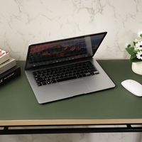 Tapis de bureau classique en cuir PU 40*90cm, tapis de clavier et de souris pour ordinateur, tapis de table imperméable, accessoire de bureau pour les entreprises