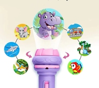 Projecteur d'histoires pour enfants, machine à diapositives, jouet pour l'heure du coucher, lampe pour fille et garçon, lumière scintillante pour enfants, lampe torche