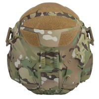 Casque tactique HL-98, casque de communication intégré, casque de fête avec masque intégral en éventail