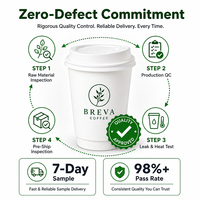 Gobelet en papier pour café, écologique, biodégradable, avec logo personnalisé, double paroi isolée, pour boissons chaudes et froides, vente en gros
