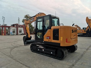 รถขุดขนาดเล็กไฮดรอลิกแบบตีนตะขาบ SANY SY70C 7 ตัน ปี 2026 ใหม่ พร้อมเครื่องยนต์ Isuzu ได้รับมาตรฐาน EPA และ CE จัดหาอะไหล่ทั่วโลก รับประกันระยะไกล - Product Image 6