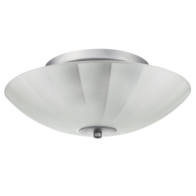 Traditional Ceiling Light 2-light Flush Mount Frosted Glass and White Finish Decorative Indoor Ceiling Light Living Room