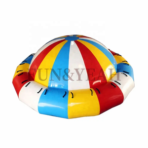 Gyroscope gonflable à eau pour <span class=keywords><strong>jeux</strong></span> de parc aquatique volant bateau disco remorquable eau aquatique Saturne - Product Image 3