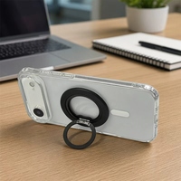 Support de doigt antidérapant magnétique pliable en alliage d'aluminium et biodégradable pour tablette et téléphone portable universels, usage domestique et professionnel