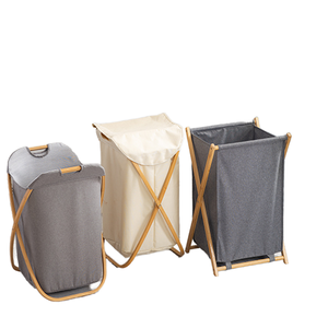 Cesta de almacenamiento de tela rectangular plegable personalizada al por mayor para el comercio exterior de <span class=keywords><strong>Amazon</strong></span> para <span class=keywords><strong>ropa</strong></span> <span class=keywords><strong>sucia</strong></span> en el baño o la lavandería - Product Image 1