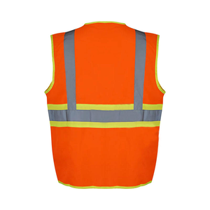 เสื้อกั๊กนิรภัยสะท้อนแสง ANSI Class 1 ระบายอากาศได้ดี สีและโลโก้ปรับแต่งได้ ได้รับการรับรองมาตรฐาน EN 20471 รองรับ OEM/ODM ไซส์ S-4XL - Product Image 3