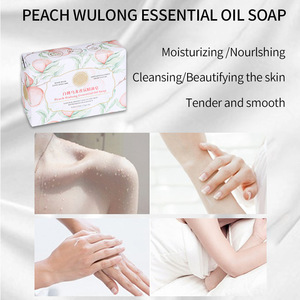 Savon Solide Hydratant et Nettoyant en Profondeur à l'Huile Essentielle Parfumée Pêche Blanche Oolong, Savon Corporel Naturel pour Tous Types de Peau - Product Image 4