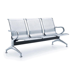 Chaise d'hôpital en acier inoxydable Chaises d'attente d'aéroport Banque et autres chaises <span class=keywords><strong>de</strong></span> <span class=keywords><strong>salle</strong></span> d'attente <span class=keywords><strong>de</strong></span> gare routière en cuir Pu pour salon public - Product Image 1