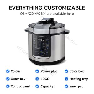 Nouvelle Cocotte-minute Électrique 6L Grande Capacité, Qualité Supérieure, 80Kpa, Antiadhésive, Sans Danger d'Explosion, Cuiseur à Riz Haute Pression, Multicuiseur Électrique - Product Image 4