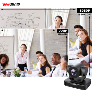 Wowin caméra de conférence PTZ USB haute définition, Zoom optique 10X, microphone de table de conférence - Product Image 4