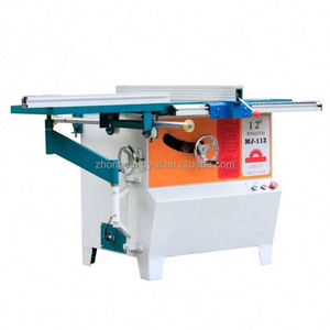 Scie à table pour le travail du bois MJ113, machine à couper le bois, scie à disque universelle inclinable à 45 degrés, table coulissante, scie circulaire à table coulissante - Product Image 4