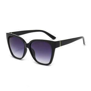 Nouvelles lunettes de soleil œil-de-chat grand format pour femmes, style européen et américain, protection UV400, tendance mode, modèle transfrontalier 9660, fabriquées à Taizhou - Product Image 1