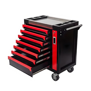 2025 Tùy Chỉnh Heavy Duty Thép Tự Động Không Gỉ Cán Bên Ngoài Vườn Công Cụ Tủ Với Bánh Xe 421 Pcs Công Cụ - Product Image 1