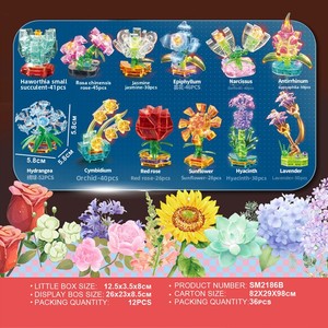 Best Selling <strong>2026</strong> Transparent ABS Educational Building <strong>Blocks</strong> DIY Model Toy Assemble Set-12-in-1 Animals Nature Theme Small - Product Image 6