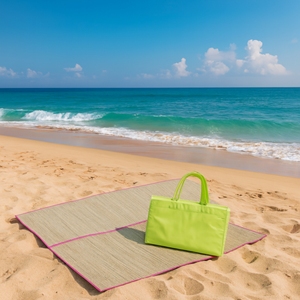 Esterilla de Playa 60x180 cm, Plegable, de PVC, Inflable, Impermeable, Manta de Camping Portátil, Colchoneta para Actividades al Aire Libre y Picnic - Product Image 2