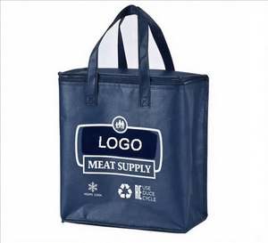 Bolsa Térmica Reutilizable para Comestibles, Supermercado, Picnic, con Logotipo Impreso, Ecológica, Impermeable, para Alimentos, Almuerzo, Cerveza - Product Image 5