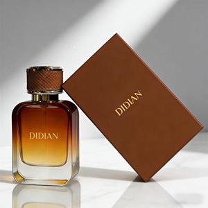 Botella <span class=keywords><strong>de</strong></span> Perfume Cuadrada <span class=keywords><strong>de</strong></span> Lujo <span class=keywords><strong>de</strong></span> 30 ml y 50 ml, Botella <span class=keywords><strong>de</strong></span> Vidrio Negra Ámbar con Caja <span class=keywords><strong>de</strong></span> Regalo y Tapa <span class=keywords><strong>de</strong></span> Cuero, Superventas - Product Image 3