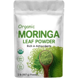 Polvo de Hoja de Moringa Orgánica, Té Vegano de Moringa para Apoyo Antioxidante y Mejora de la Condición Física - Product Image 1