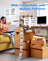 Impresora Térmica Inalámbrica Phomemo 2410BT, Impresora de Códigos de Barras, Impresora de Etiquetas de Envío para UPS, USPS, DHL, TIKTOK