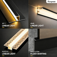 Nuevo Perfil de Aluminio para Tiras LED, Perfil LED para Techo, Resistente al Agua, para Empotrar en Yeso