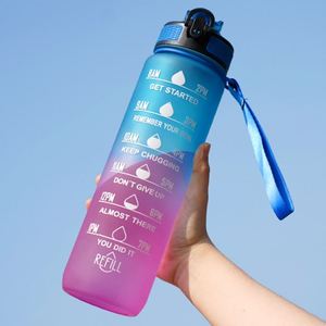 Bouteilles d'eau en plastique sans BPA avec logo personnalisé, promotion, activité d'entreprise, cadeau d'entreprise, bouteille de sport - Product Image 3