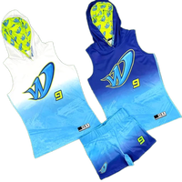 Uniforme personnalisé 7v7 avec impression par sublimation graphique du nom de l'équipe du club Ensemble d'uniformes de football 7v7 avec impression par sublimation pour jeunes