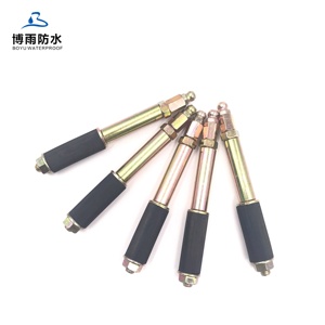 แพ็คเกอร์ฉีดยาแนวหัวแบนสีเทา L-A8 ขนาด 13*100 มม. ทำจากเหล็ก สำหรับฉีดคอนกรีตผนัง - Product Image 1