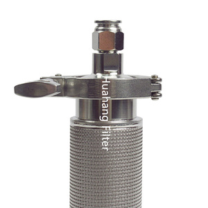 Éléments de silencieux de filtre fritté en acier inoxydable 316 de bonne qualité de l'industrie - Product Image 4