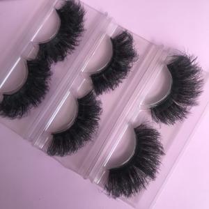 Spike Lashes Vendeur de faux cils vaporeux en faux vison fait à la main 25mm <span class=keywords><strong>Manga</strong></span> Vendeur de cils à bande complète - Product Image 4