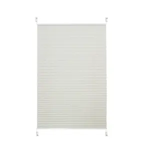 Tool-Free Cordless Pleated Shades Light Filtering Top Down Bottom Up Pleated Blinds For Window