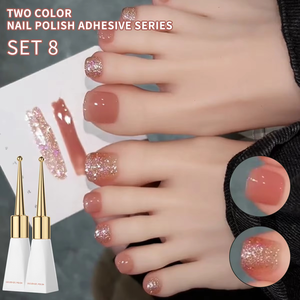 ชุดทำเล็บสีสันสดใสสำหรับฤดูใบไม้ผลิและฤดูร้อน ดีไซน์เล็บเท้าแบบแฟลช สำหรับการเพ้นท์เล็บแบบมีเอกลักษณ์ด้วยเล็บปลอม - Product Image 4