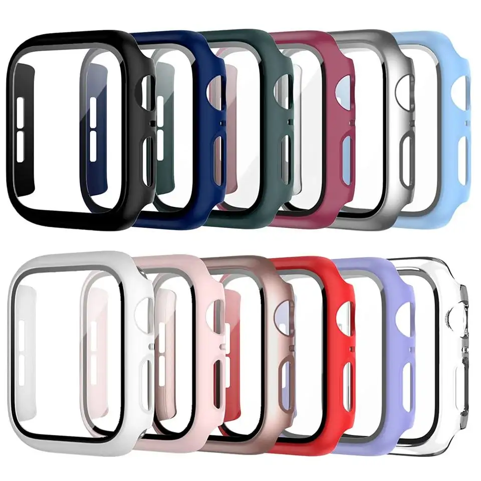 luxury watch case for iwatch Glass Protective Cover For iWatch Series 7 6 5 4 SE case