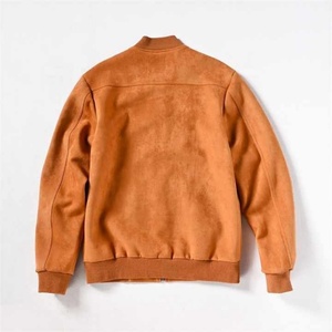 Chaqueta Bomber de Gamuza para Hombre al por Mayor, Ropa Exterior Informal Retro Adecuada para Uso Diario, Estilo Urbano y Actividades al Aire Libre - Product Image 3