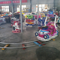 Train électrique miniature pour enfants avec toit, manège de divertissement de qualité commerciale personnalisé pour parc d'attractions, centre commercial, carnaval et intérieur/extérieur