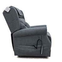 Geeksofa Fauteuil inclinable électrique à double moteur pour les personnes âgées et les patients
