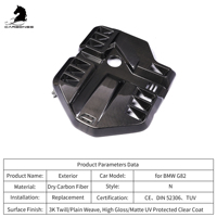 Couvre-moteur en fibre de carbone sèche, garniture complète, amélioration des performances intérieures pour BMW G80 M3 G82 G83 M4 2021+