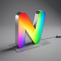 Letrero LED 3D programable ZHILIN con alimentación de CA para uso en oficinas, centros comerciales y hogares