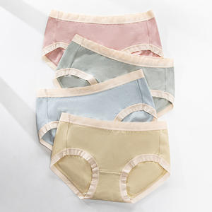 Penjualan Laris Celana Dalam Celana Dalam Wanita Celana Dalam Katun Bergaya Anak Perempuan Muda Celana Dalam Celana Dalam Merah Muda Warna Polos - Product Image 2